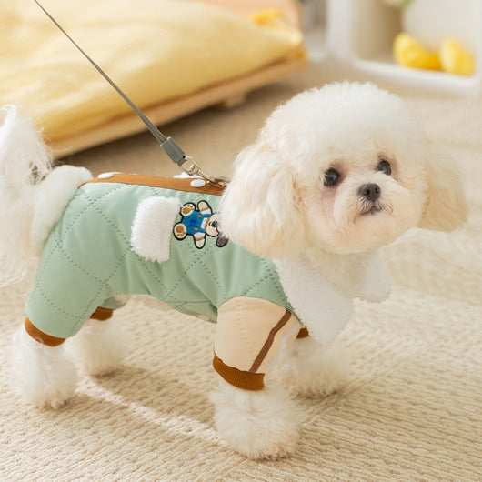 Abrigo Acolchado para Perros y Gatos - Diseño Clásico con Bolsillos para Otoño e Invierno - Image 16