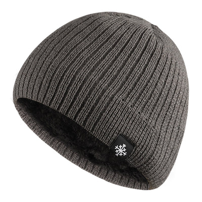 Gorro de Lana para Hombre con Etiqueta Copo de Nieve - Abrigo Reforzado para Exterior - Image 9