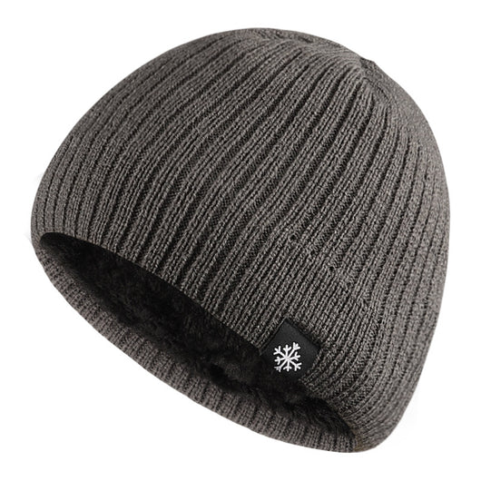 Gorro de Lana para Hombre con Etiqueta Copo de Nieve - Abrigo Reforzado para Exterior - Image 9