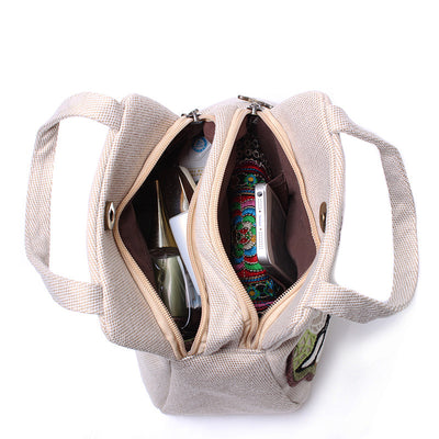 Bolsa de Lona Doble con Cierre Magnético - Compacta y Versátil - Image 5