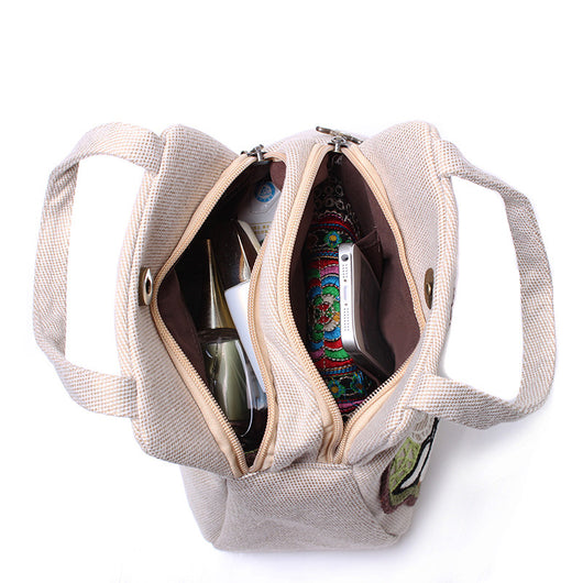 Bolsa de Lona Doble con Cierre Magnético - Compacta y Versátil - Image 5