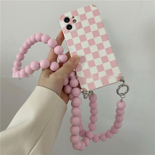 Funda para Celular con Cadena de Cuentas Diagonal - Image 14