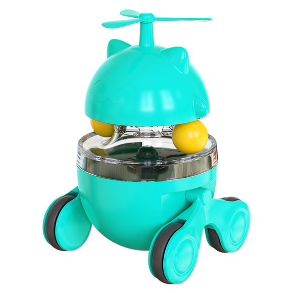Juguete Interactivo Giratorio para Gatos con Dispensador de Alimento