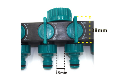 Divisor de Agua de Cuatro Salidas de Una Sola Dirección - Image 9