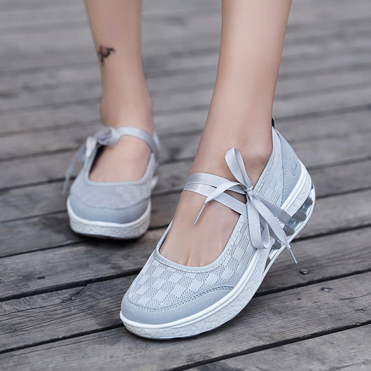 Zapatos Casuales Coreanos Cómodos con Suela Gruesa - Image 11