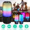 Parlante Portátil Inalámbrico Estéreo con Luces LED y Radio FM