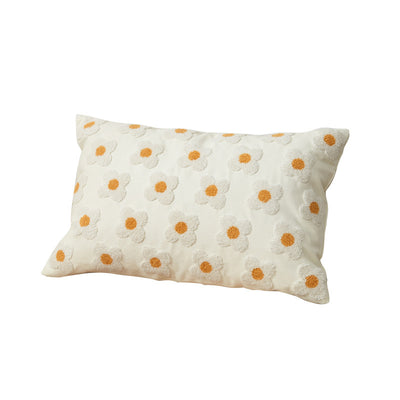 Funda de Almohada de Algodón Bordada Estilo Nórdico Minimalista - Image 4