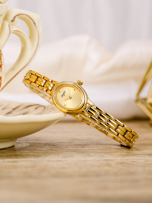 Reloj Vintage Ovalado Mini para Mujer - Resistente al Agua con Cuarzo - Image 19