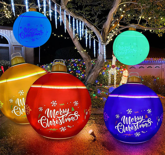 Bola Navideña Inflable LED para Exterior - Image 2