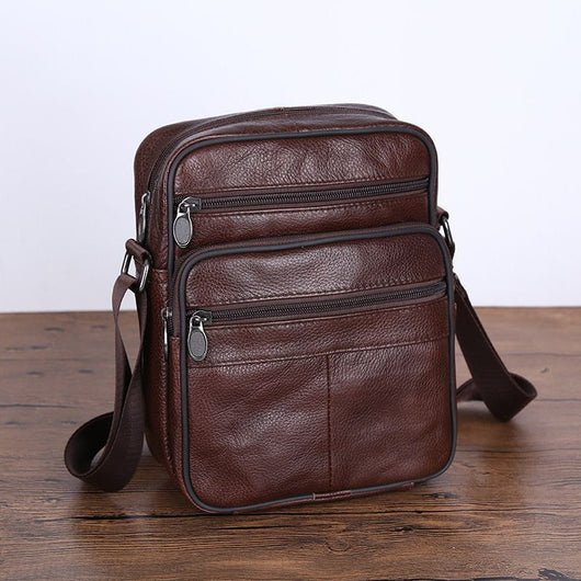 Bolsa de Cuero para Hombre Crossbody Casual y Elegante - Image 5