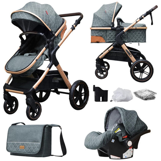 Carrito Multifuncional Plegable para Bebé - Ligero y Versátil - Image 6