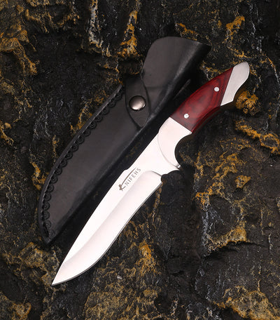 Cuchillo de Supervivencia Outdoor de Acero Cromado de Alta Dureza 9" - Image 6