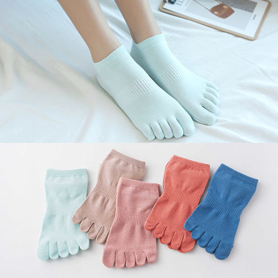 Calcetines de Algodón con Dedos Separados - Altura Media para Mujer - Image 12