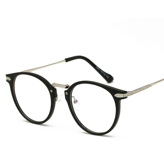 Gafas Retro Redondas Unisex TR90 - Montura Clásica Espejo Plano - Image 3