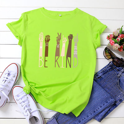 Remera Femenina de Algodón con Estampado de Letras - Image 12