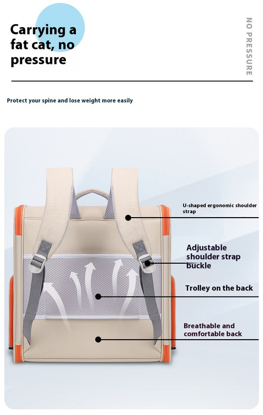 Bolsa Transportadora Panorámica para Gatos - Gran Capacidad - Image 13