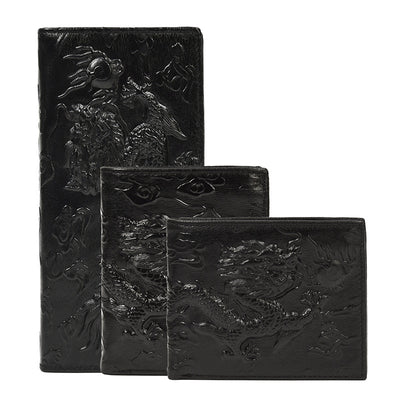 Billetera de Cuero Grabada Crazy Horse para Hombre - Image 10