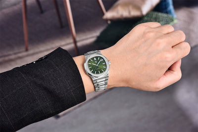 Reloj Automático de Acero Inoxidable Resistente al Agua - Diseño Barril - Image 13