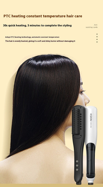 Peine Alisador de Vapor Golden Rice - Hidratación Profunda y Anti-Frizz - Image 12