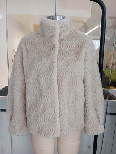 Abrigo Grueso de Cuello Alto y Mangas Largas para Mujer - Image 14