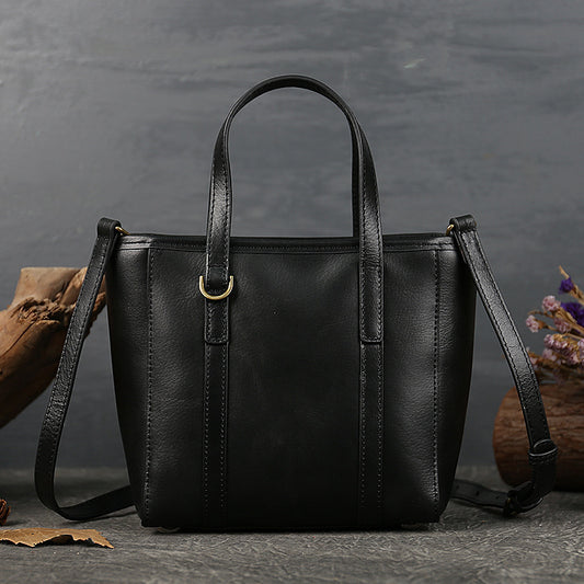 Bolso Tote Retro de Gran Capacidad para Ejecutivos Modernos