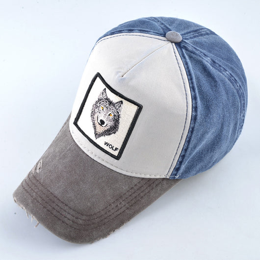 Gorra de Béisbol Hombre con Lobo Bordado - Image 5