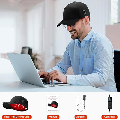 Gorro de Luz Roja Infrarroja para Cuidado del Cabello - Image 17