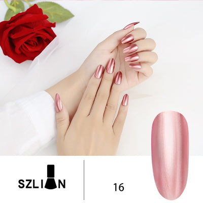 Esmalte de Uñas Espejo Plateado Metalizado de Larga Duración - Image 14