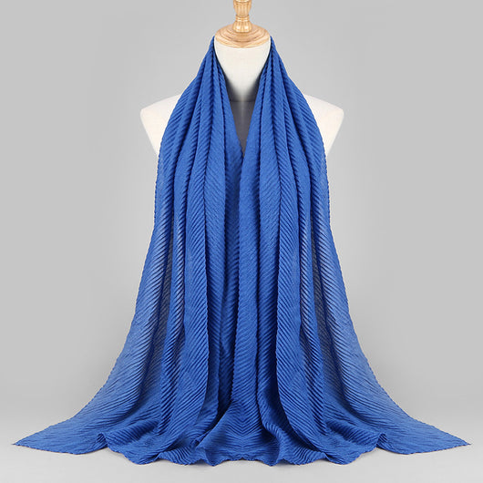 Pañuelo Plisado de Algodón Twill para Mujer - Versátil y Elegante - Image 17
