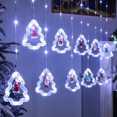 Cadena de Luces Navideñas para Cortinas - Image 9