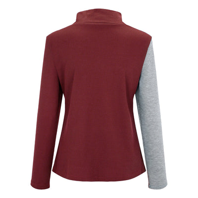 Polera Cuello Alto de Algodón Tejido - Cuello Redondo Sweetheart - Image 7