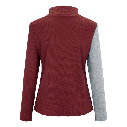 Polera Cuello Alto de Algodón Tejido - Cuello Redondo Sweetheart - Image 7