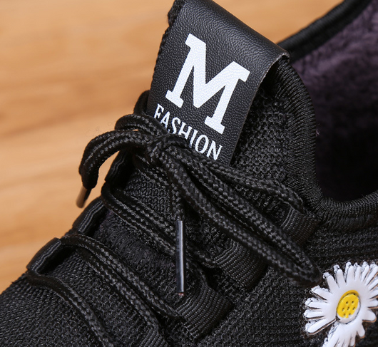 Zapatillas Deportivas Casuales para Mujer con Diseño Floral Margarita - Image 11