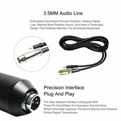 Micrófono Condensador BM-800 Profesional para Streaming y Karaoke con Tarjeta de Sonido USB - Image 13