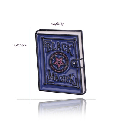 Broche Calavera Bruja con Poción y Vela - Estilo Punk Gótico - Image 8
