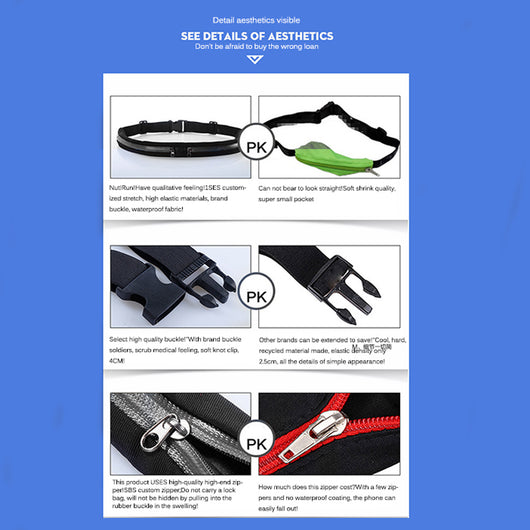 Riñonera Deportiva Doble Bolsillo con Carga USB para Celular - Image 15
