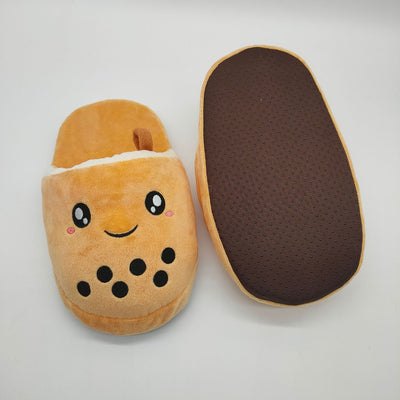 Pantuflas Peluche Té con Leche y Perlas - Diseño Adorable y Divertido - Image 13