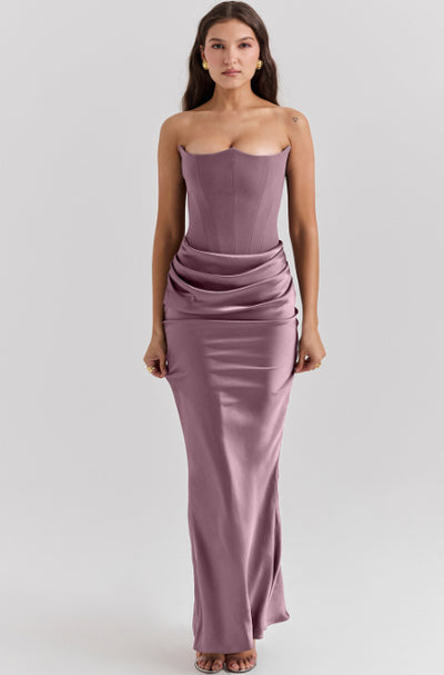 Vestido Largo Tubo Escotado Elegante para Fiestas y Eventos - Image 13