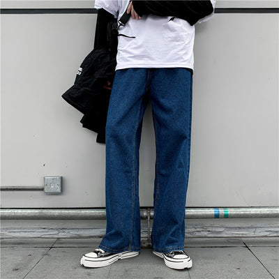 Pantalones Vaqueros Hombre Estilo Coreano Rectos Sueltos - Image 6