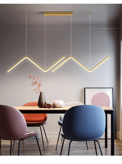 Lámpara de Techo Minimalista Moderna con Diseño Geométrico Irregular - Image 9