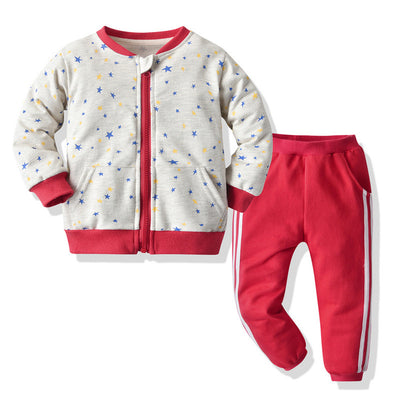 Conjunto Deportivo Infantil con Chaqueta Estampado Estrellas - Image 9