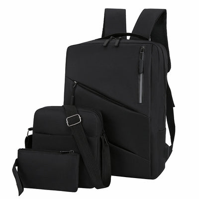 Mochila de Gran Capacidad Impermeable para Computadora - Diseño Minimalista de 3 Piezas - Image 10
