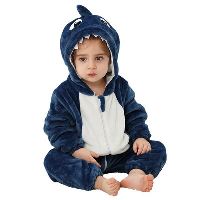 Pijama Enterizo de Franela con Diseño Animal para Bebé - Image 4