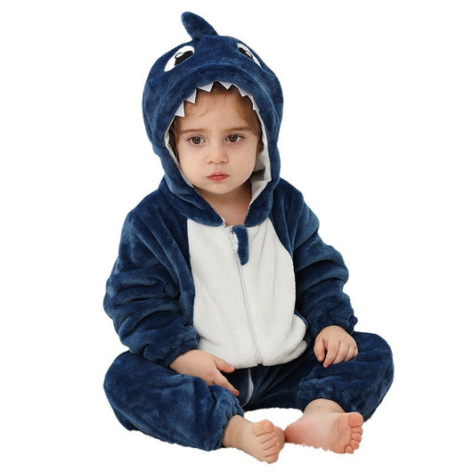 Pijama Enterizo de Franela con Diseño Animal para Bebé - Image 4