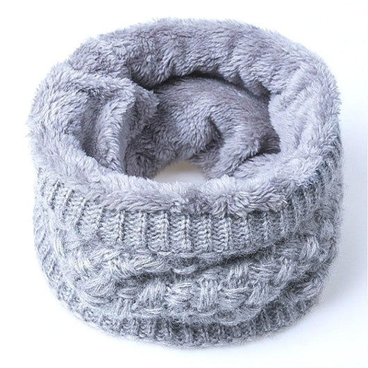 Bufanda Cálida de Algodón con Cuello para Mujer - Image 3