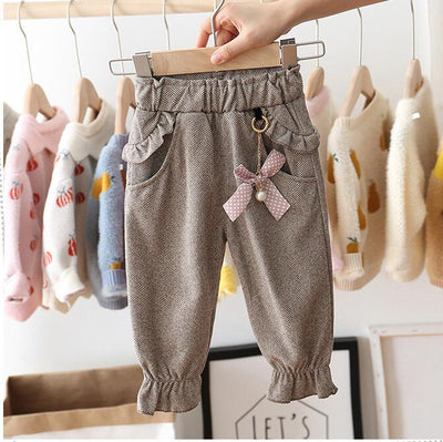 Pantalones Infantiles Estilo Coreano Tendencia Otoño - Image 5