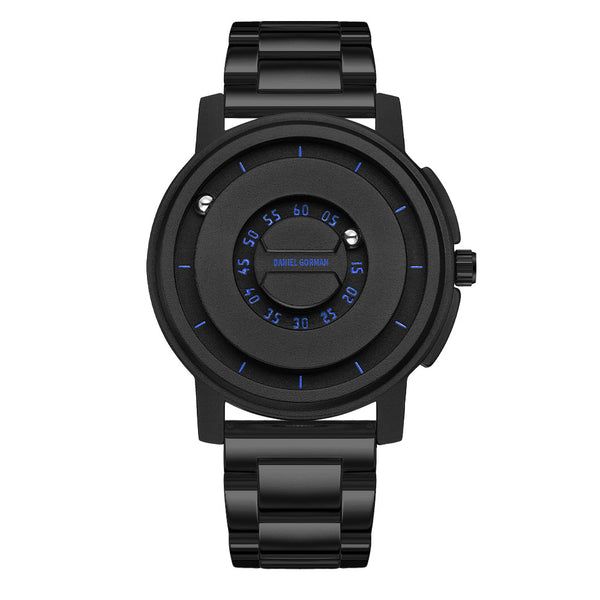 Reloj Deportivo Magnético para Hombre con Banda de Acero y Tecnología de Levitación
