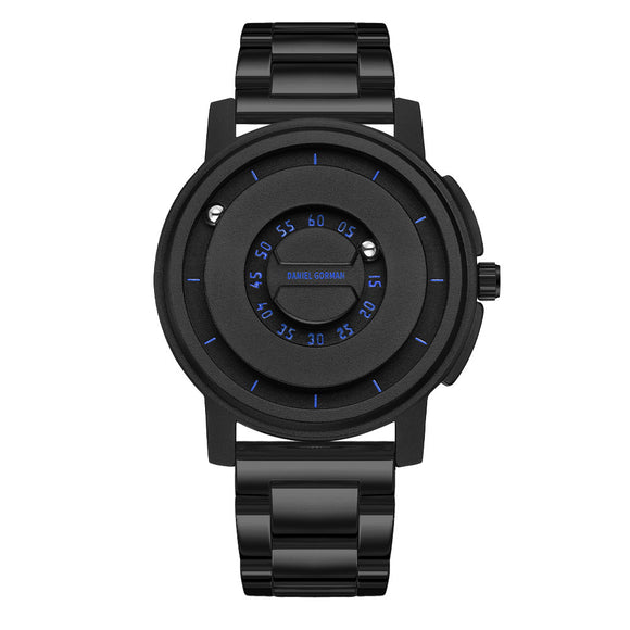 Reloj Deportivo Magnético para Hombre con Banda de Acero y Tecnología de Levitación