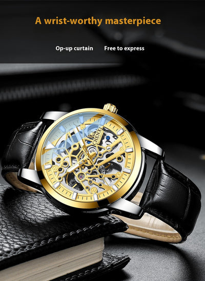 Reloj Mecánico Automático con Esfera Transparente Resistente al Agua - Image 18