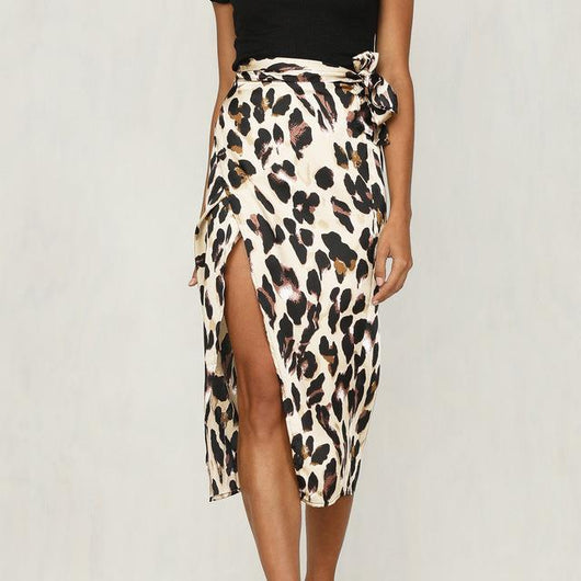 Falda Larga Bandage con Abertura Lateral - Estilo Streetwear - Image 8